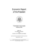 Economic Report of the President, 2002 | FRASER | St. Louis Fed